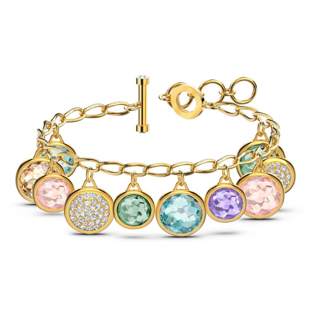 Gold Swarovski Tahlia Element Charm Bracelet